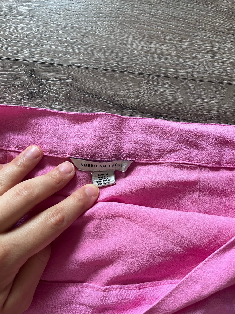 American Eagle Women’s Pink Wrap Midi Skirt Size M - Picture 3 of 5